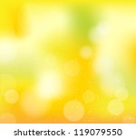 autumn frame with blur yellow... | Shutterstock .eps vector #119079550