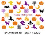 halloween party card | Shutterstock .eps vector #151471229