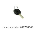 remote car key on isolated... | Shutterstock . vector #481780546