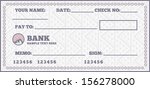blank check | Shutterstock .eps vector #156278000