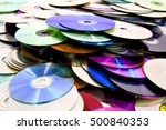 cd and dvd as nice technology background