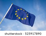 European Union Flag Flying In...