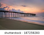 Sunrise At Fishing Pier On The...
