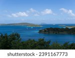 Small photo of A northward view off of Lind Point looking at Henley,Ramgoat,Lovango, Rata Cays and Carval Rock