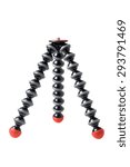 Small photo of BANGKOK, THAILAND - JULY 06, 2015: The Joby GorillaPod SLR-Zoom (flexible camera tripod) isolated on white background.