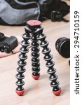 Small photo of BANGKOK, THAILAND - JULY 06, 2015: The Joby GorillaPod SLR-Zoom (flexible camera tripod).