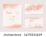 wedding watercolor splash... | Shutterstock .eps vector #1670542639