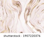 agate mineral abstract painting ... | Shutterstock .eps vector #1907220376