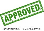 approved green square rubber... | Shutterstock .eps vector #1927615946