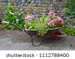 Old Wheelbarrows Filled With...