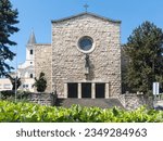 Small photo of Zagreb, Croatia - July 27, 2023: St. Anthony's Basilica, church of Saint Anthony of Padua, Zagreb, Croatia