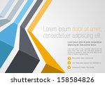 colorful template for... | Shutterstock .eps vector #158584826