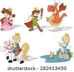 Cartoon Princesses And Princes...