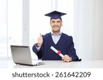 education  graduation  business ... | Shutterstock . vector #261642209