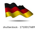germany flag vector closeup... | Shutterstock .eps vector #1710017689