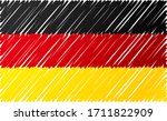 germany flag vector closeup... | Shutterstock .eps vector #1711822909