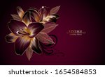 vintage luxury floral... | Shutterstock .eps vector #1654584853