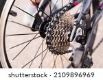 Closeup Bicycle Gear Wheels ...