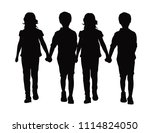 fashion children vestors | Shutterstock .eps vector #1114824050