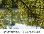 lake in the beautiful wood | Shutterstock . vector #1837669186