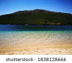 blue sea beautiful landscape... | Shutterstock . vector #1838128666