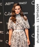 Small photo of New York, NY - September 13, 2018: Keira Knightley wearing dress by Alexander McQueen & fine jewelry by Chanel attends the New York screening of movie Colette at Museum of Modern Art
