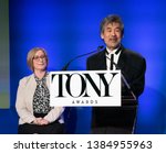 Small photo of New York, NY - April 30, 2019: Heather Hitchens and David Henry Hwang announce 2019 TONY Awards Nominations at New York Public Library for Performings Arts