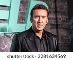 Small photo of Nicholas Cage attends premiere of Universal Pictures Renfield at MoMA in New York on March 28, 2023