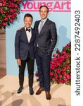 Small photo of Clive Chang (L) attends the 2023 YoungArts Gala at Metropolitan Museum of Art in New York on April 10, 2023