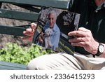 Small photo of US Senator Chuck Schumer introduced resolution to declare August 3 "Tony Bennett Day" while standing at Tony Bennett's bench in Central Park, New York on July 23, 2023