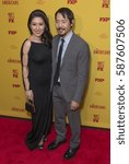 Small photo of New York, NY USA - February 25, 2017: Ruthie Ann Miles and Rob Yang attends FX The Americans Season 5 premiere at DGA Theater in New York