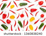 spice herbal leaves and chili... | Shutterstock . vector #1360838240