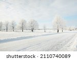 Country Road Through The Snow...
