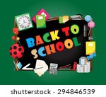 back to school  vector... | Shutterstock .eps vector #294846539
