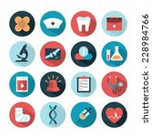 vector health and medical icons | Shutterstock .eps vector #228984766