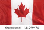 Canada flag real fabric...