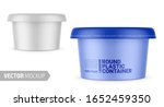 white matte glossy plastic... | Shutterstock .eps vector #1652459350