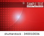 red abstract background | Shutterstock .eps vector #340010036