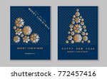  new year greeting card with... | Shutterstock .eps vector #772457416