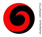maori koru spiral swirl for... | Shutterstock .eps vector #1494567713