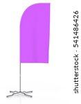 violet blank advertising banner ... | Shutterstock . vector #541486426
