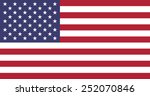 the official flag of the united ... | Shutterstock .eps vector #252070846