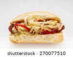 Hot Dog With Cabbage Free Stock Photo - Public Domain Pictures