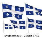 Quebec Province Vector Flags...