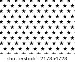 seamless pattern with stars | Shutterstock .eps vector #217354723
