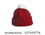 red cap isolated over a white background / red cap