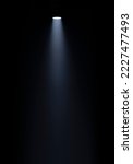 Close up of light beam isolated ...