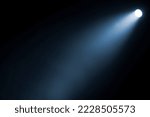 Close up of light beam isolated ...
