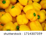 Yellow Paprika Pepper On The...