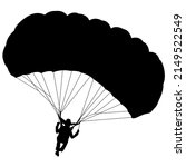 skydiver  silhouettes... | Shutterstock . vector #2149522549